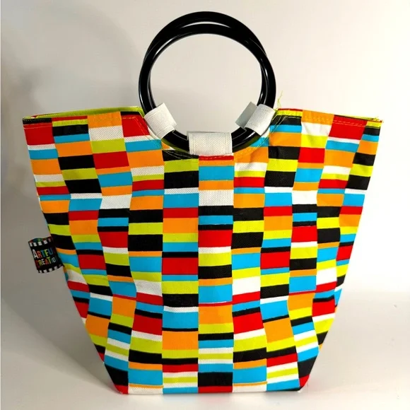 Colorful Beach Bag Poolside Bag - Picture 1 of 11